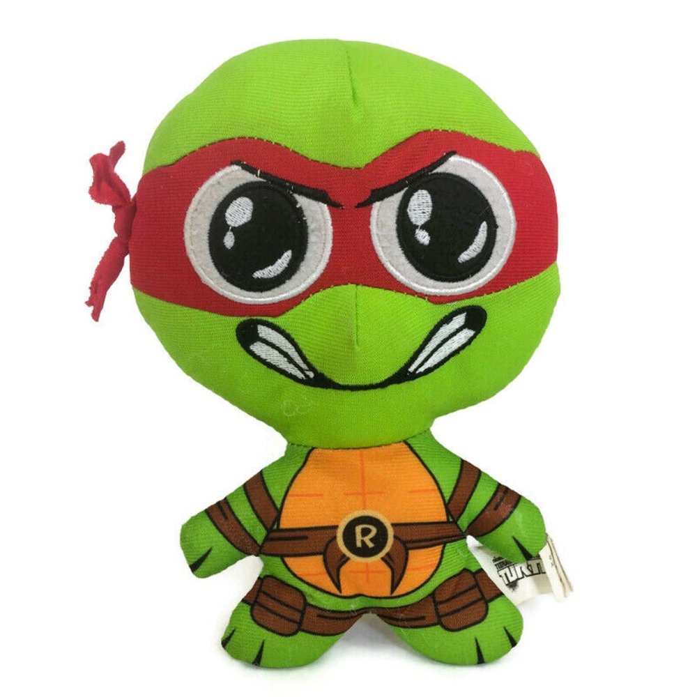 Teenage Mutant Ninja Turtles 8" Raphael Plush Caricature Style Nickelodeon Red